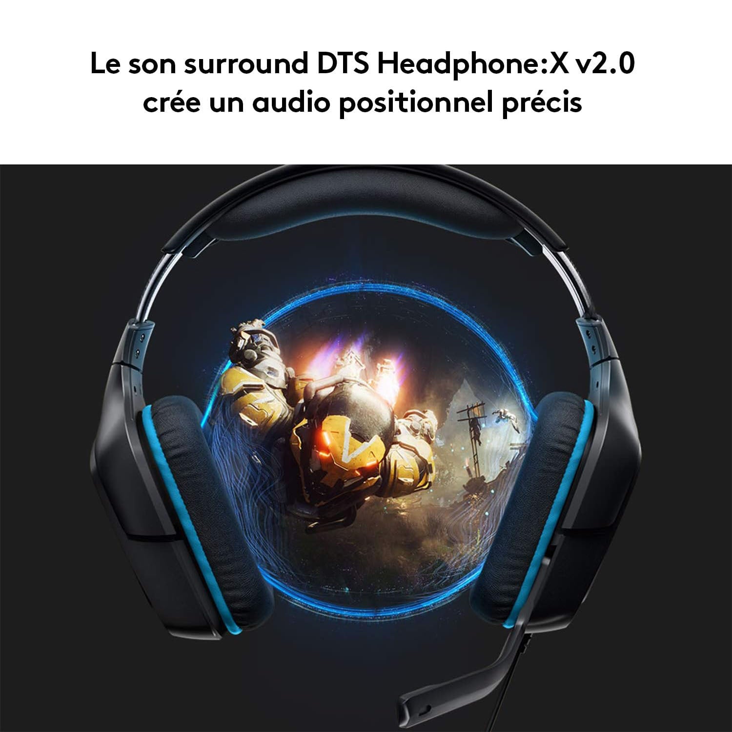 iFarh.com Logitech G432 casque filaire gamer technologie surround DTS