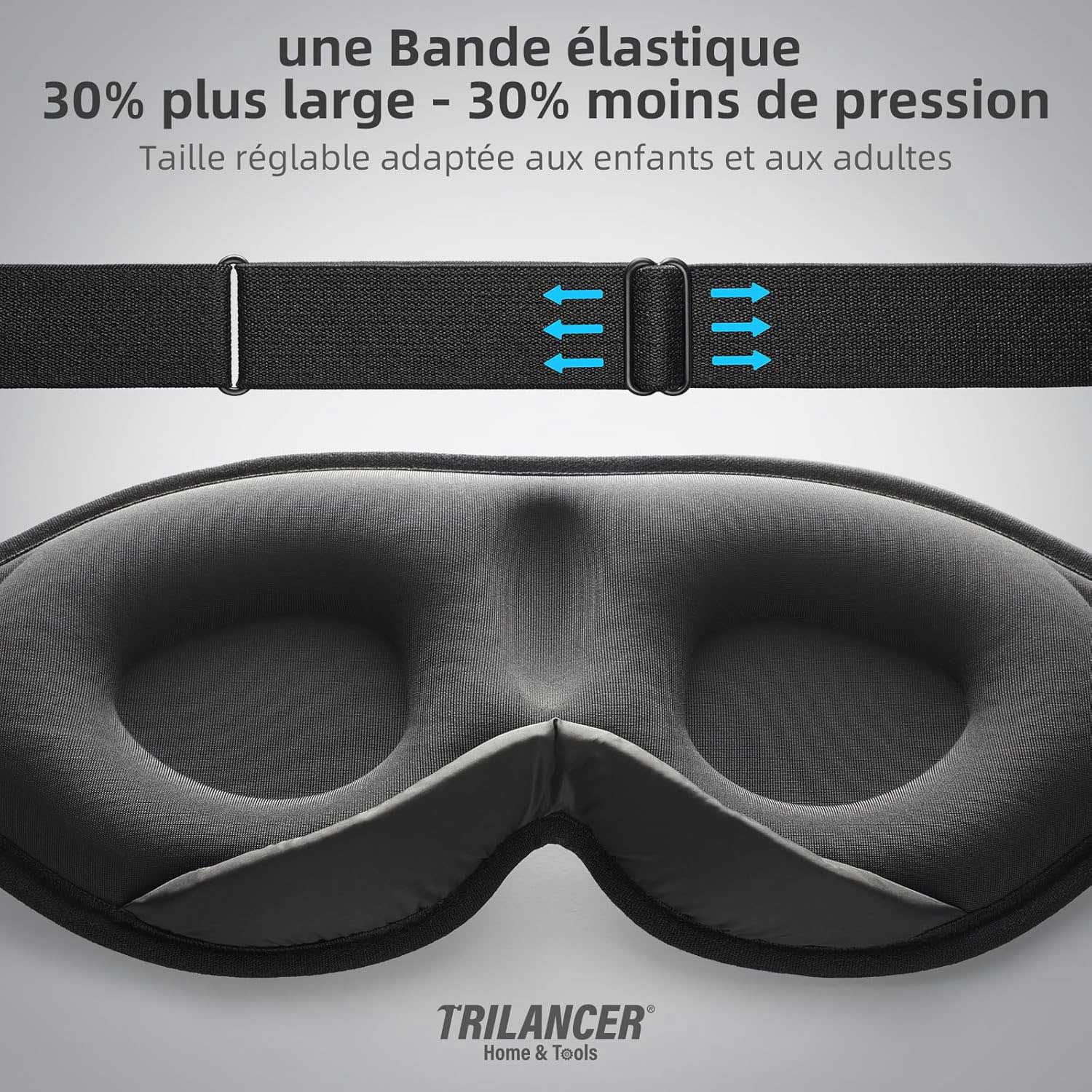 iFarh.com masque de nuit innovant 3D 2025 Sommeil hommes et femmes bande élastique