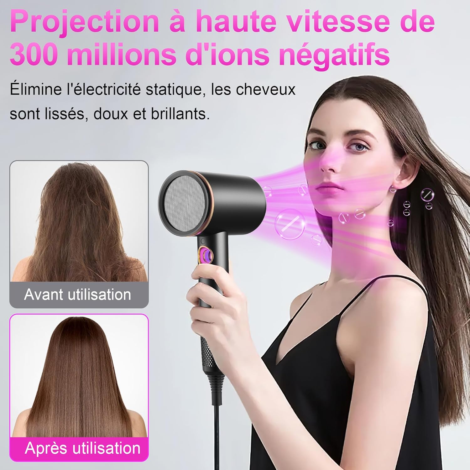 iFarh.com sèche cheveux ionique
professionnel 2400W