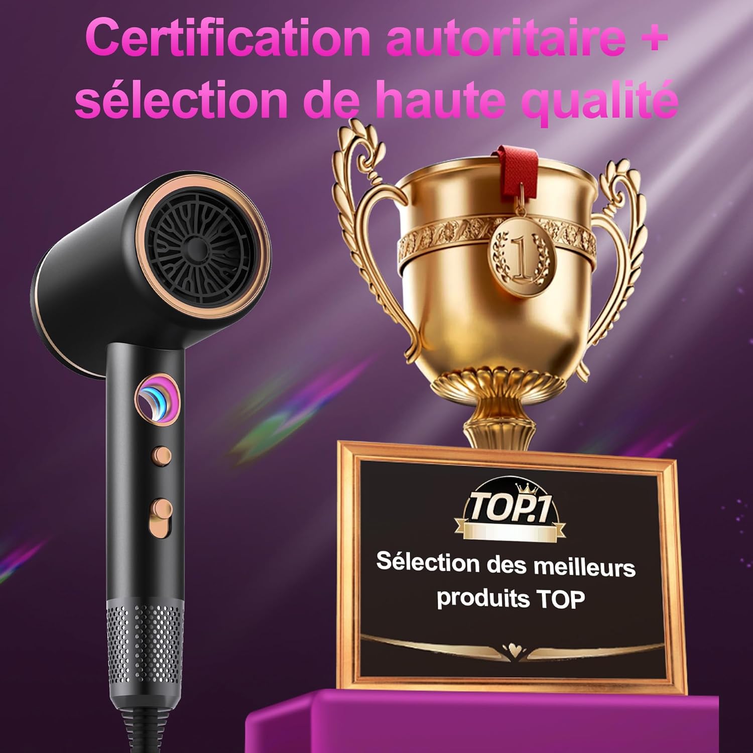 iFarh.com sèche cheveux ionique
professionnel 2400W