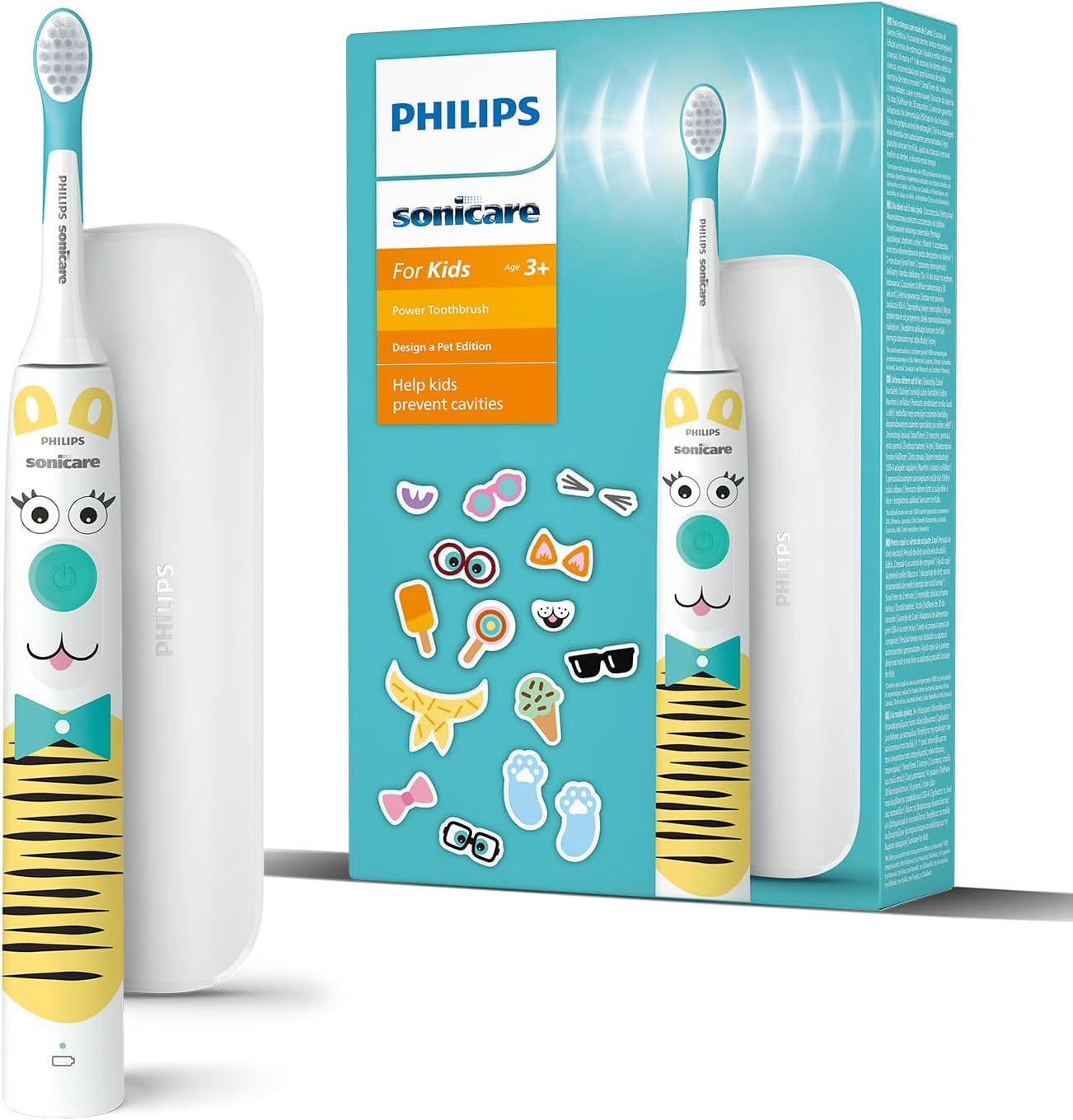 Philips Sonicare for Kids - Brosse à Dents Électrique Enfant, 3+ ans