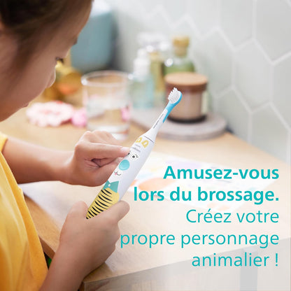 Philips Sonicare for Kids - Brosse à Dents Électrique Enfant, 3+ ans