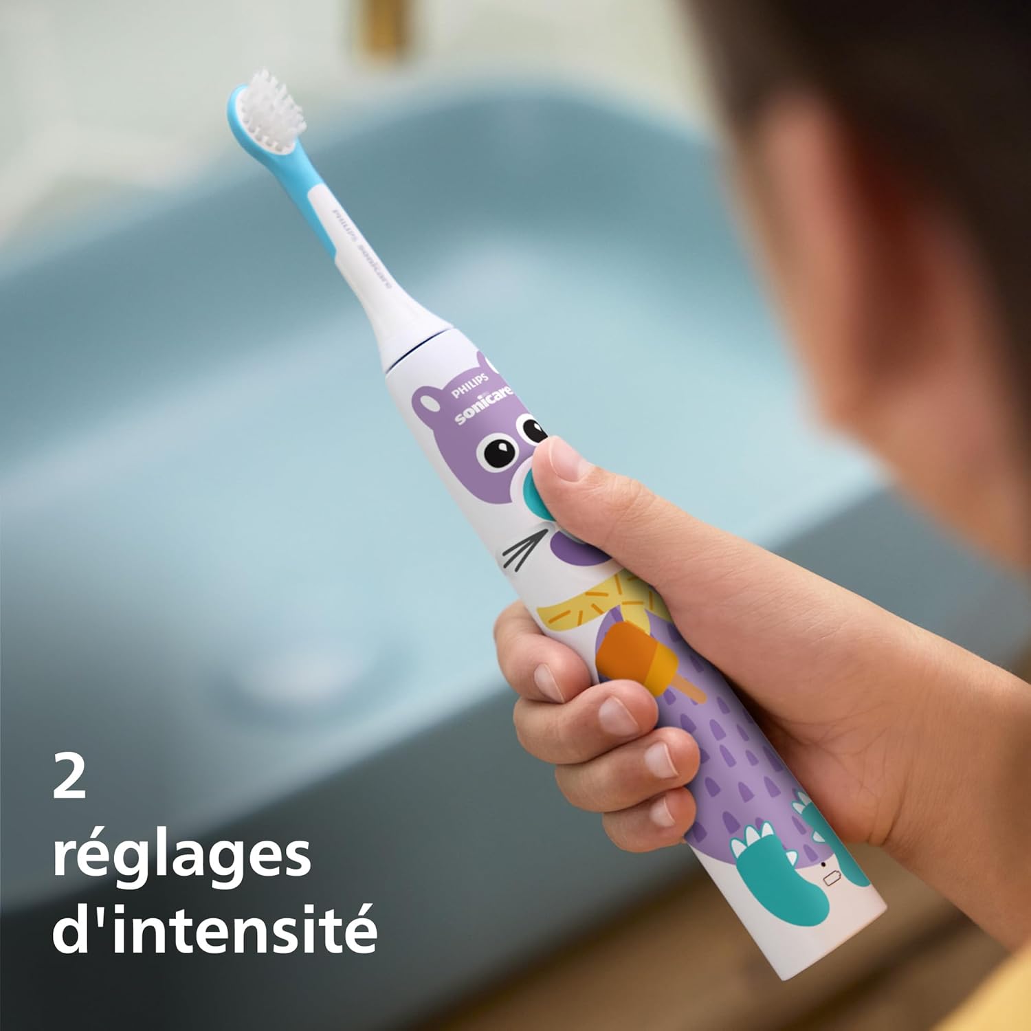 Philips Sonicare for Kids - Brosse à Dents Électrique Enfant, 3+ ans