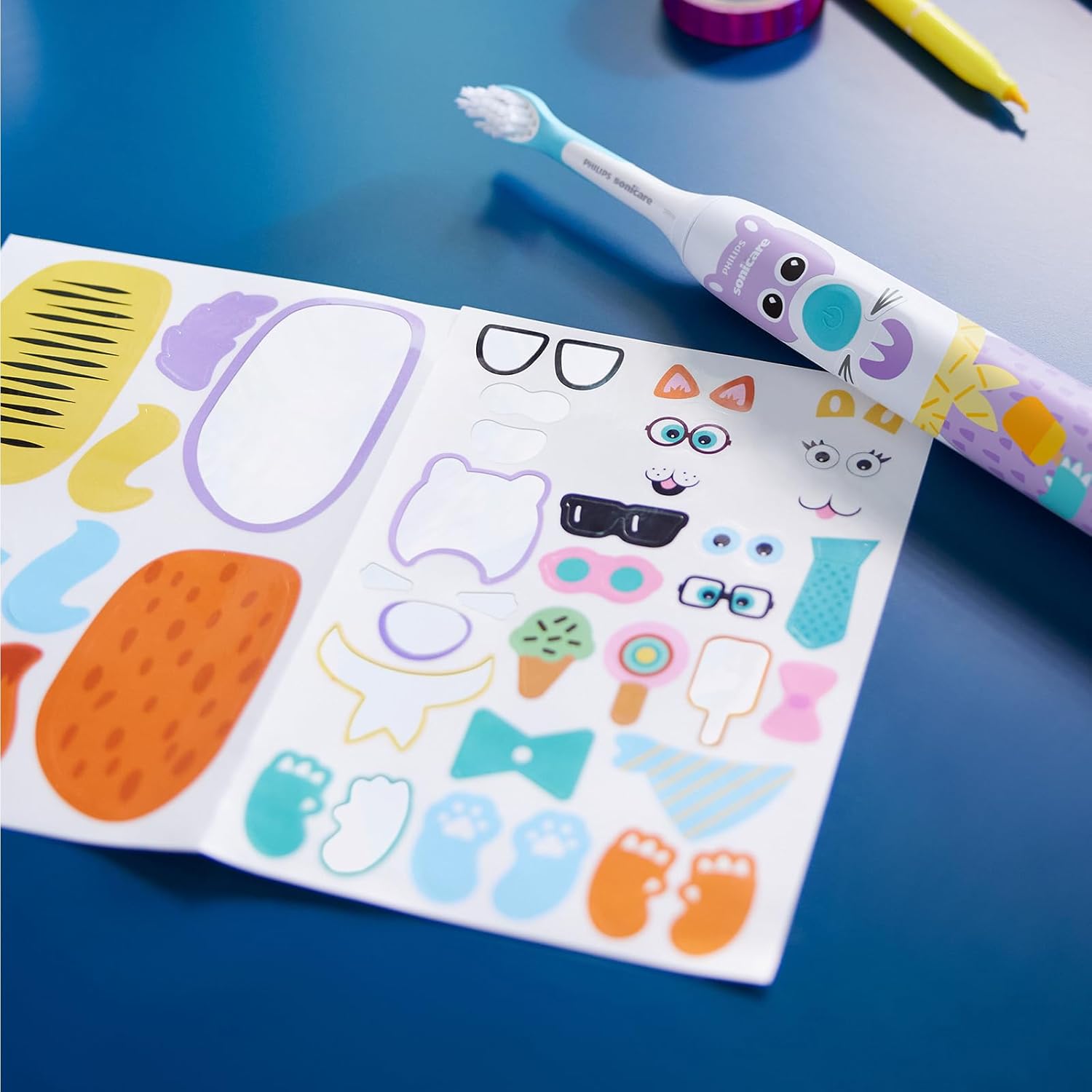 Philips Sonicare for Kids - Brosse à Dents Électrique Enfant, 3+ ans