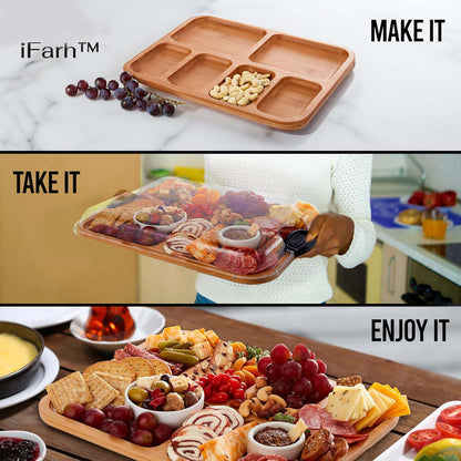 Planche à collation avec compartiments verrouillable